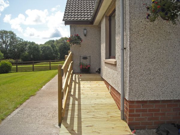 Hardwood Ramp Installation in Olympia