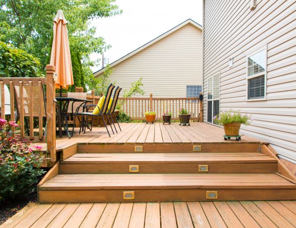 Wooden Patio Installation in Olympia