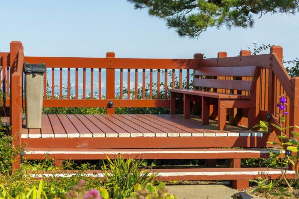 Redwood Deck Construction in Olympia
